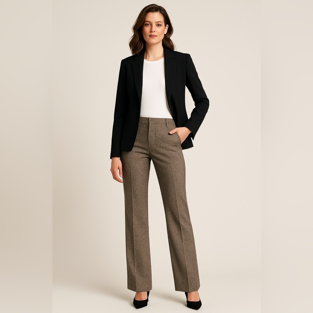 Banana Republic Women’s Wool Herringbone Trousers – Sz 4